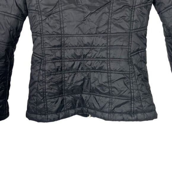 Guess Black Quilted Karaline Jacket XS Flawed - Picture 6 of 14